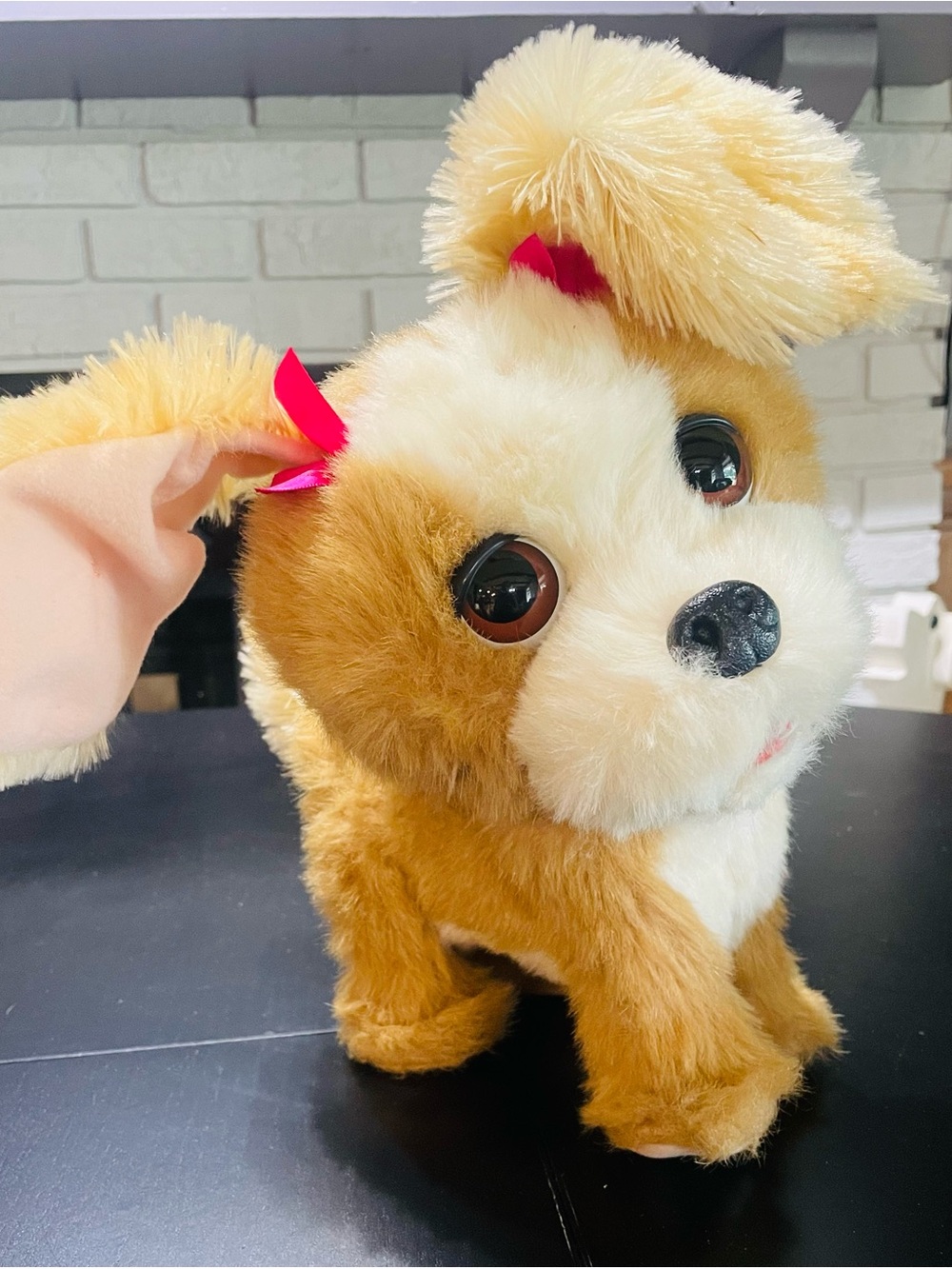 FurReal Friends Bouncy My Happy To See Me Pup Interactive Dog 12" plush pet